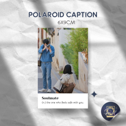 in ảnh Polaroid caption